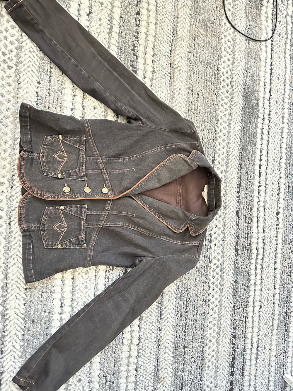 Brown Denim Jacket